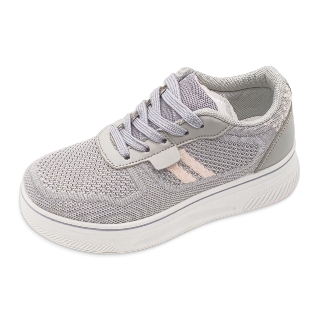 Kids Injection Shoes Knitted Outdoor Breathable Shoes Casual Sports Thick Soled Shoes