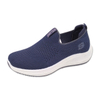 Men's Injection Shoes Fly Woven Non-slip Casual Lace-up Walking Shoes