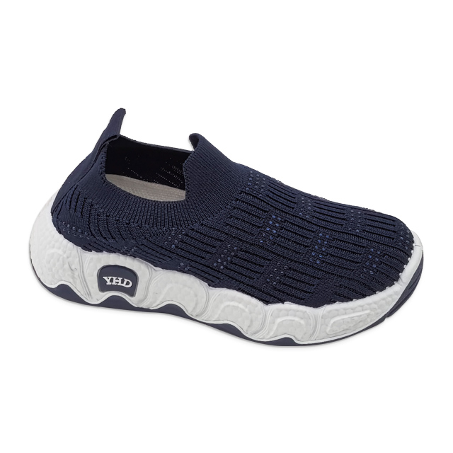 Kid's Injection Shoes Flying Knitted Sports Shoes Outdoor Mesh Casual Running Shoes Thick Soled for Boys And Girls