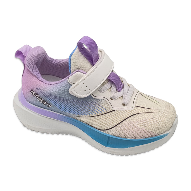 Children Casual Sneakers Unisex Mesh Gradient Colored Running Shoes