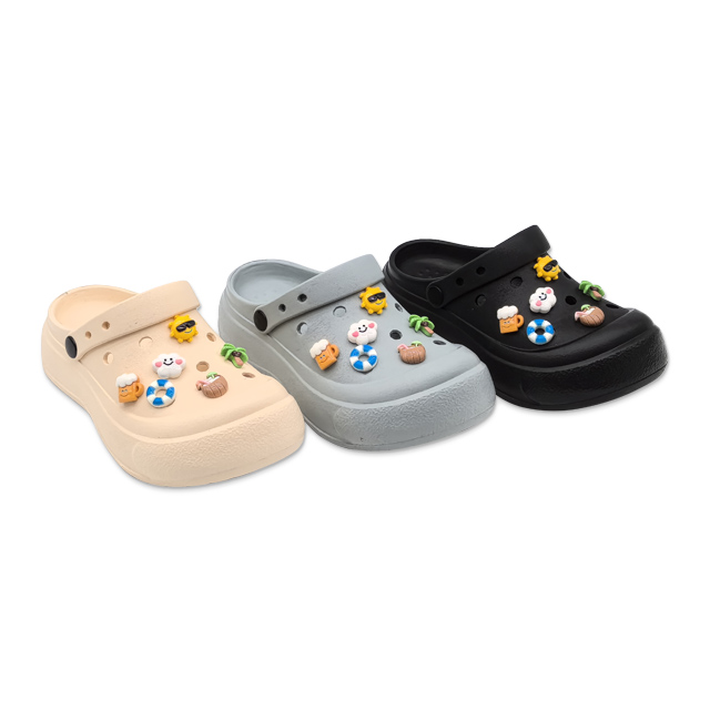 Kid's EVA Classic Thick Soled Round Toe Shoes Garden Shoes With Resin Beach Style Decoration
