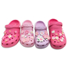 Slippers EVA Clogs Shoes for Women Garden Shoes Heart Shaped Design with Cherry Blossom Decoration on The Shoe Upper