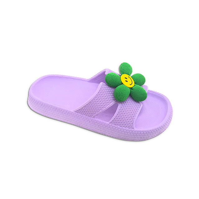 Kids EVA Slippers Cute Sunflower Accessories Slippers Non-Slip Solid Color for Home