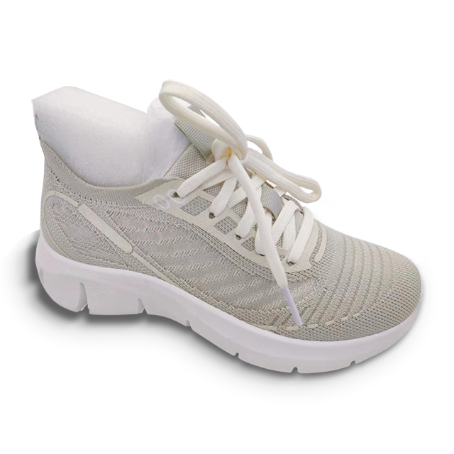 Women Shoes Sneakers Breathable Knitted Injection Sport Shoes