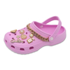 EVA Shoes For Women Breathable Lady Outdoor Slippers With Shiny Alloy Decoration