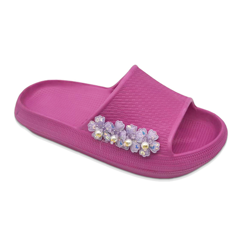 Women's EVA Slippers Indoor Sandal Summer Solid Color Slippers with Thick Soft Bottom