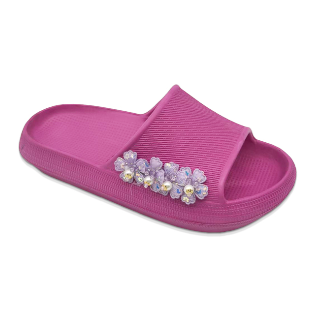 Women's EVA Slippers Indoor Sandal Summer Solid Color Slippers with Thick Soft Bottom