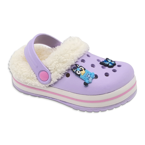 Kid's EVA Cotton Slippers Shoe Unisex Shoes Winter Style Detachable Washable Home Plush Shoes Outdoor Thickened Cotton Slippers With Cute Dog Accessories