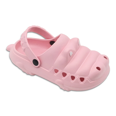 EVA Children's Slippers Summer Cute Cartoon Crocodile Girls And Boys Baby Hole Sandals Shoes Soft Sole Anti-Slip Garden Shoes