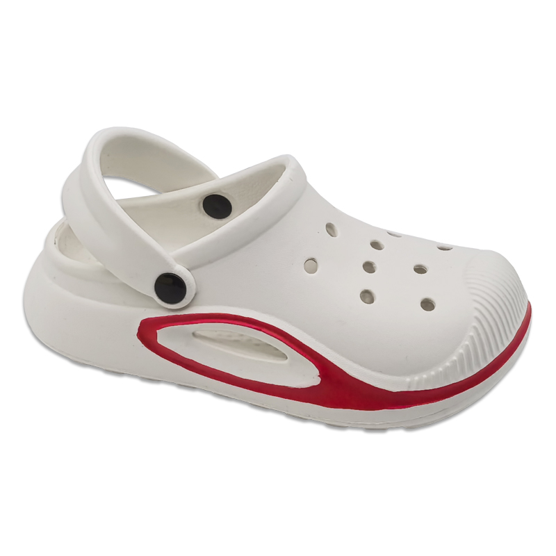 Waterproof Summer Beach Shoes Childrens EVA Sandals Double Tone Color without Decoration Casual Slipper Clogs For Kids