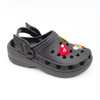 EVA Summer Sandals Women's Clogs Heart Shoe Hole Girls Cute Garden Shoes Outdoor Shoelaces with Small Wings