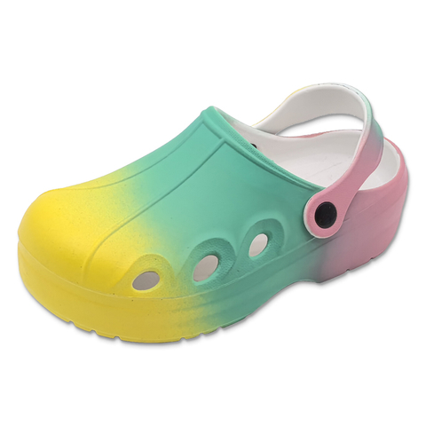 EVA Shoes for Women Outdoor Indoor Fashion Non-slip Thick Sole Cute Summer Gradient Color Slippers
