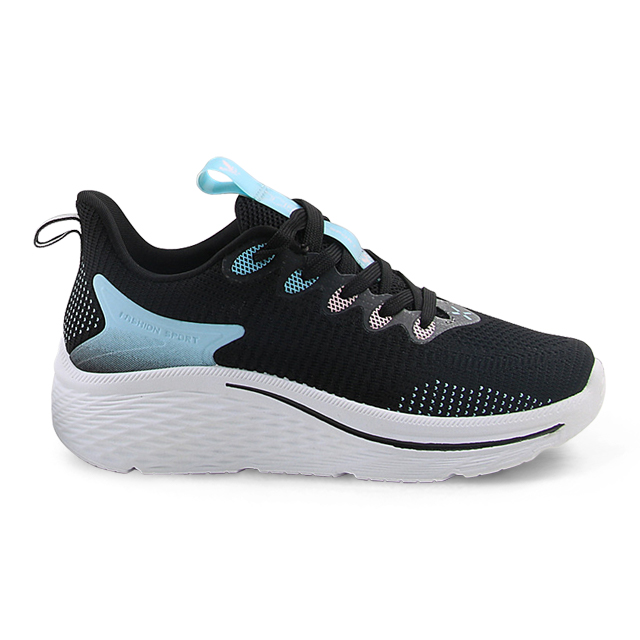 Women's Shoes Breathable Fly Weaving Running Shoes Thick Bottomed Lightweight Soft Sports Shoes for Female