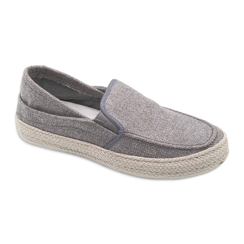 Loafer Men's Flat Canvas Shoes Breathable Casual 