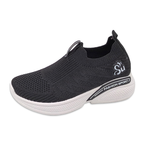 Kid's Injection Shoes Flying Knitted Mesh Casual Shoes
