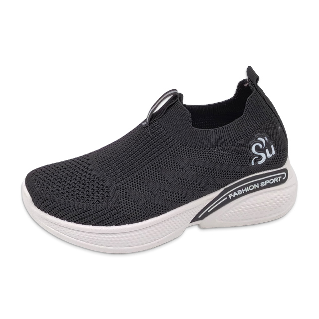 Kid's Injection Shoes Flying Knitted Mesh Casual Shoes