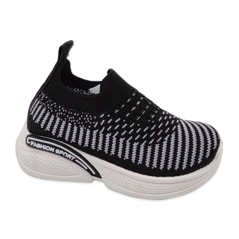 Kid's Injection Shoes Flying Knitted Walking Shoes Solid Color Mesh Casual