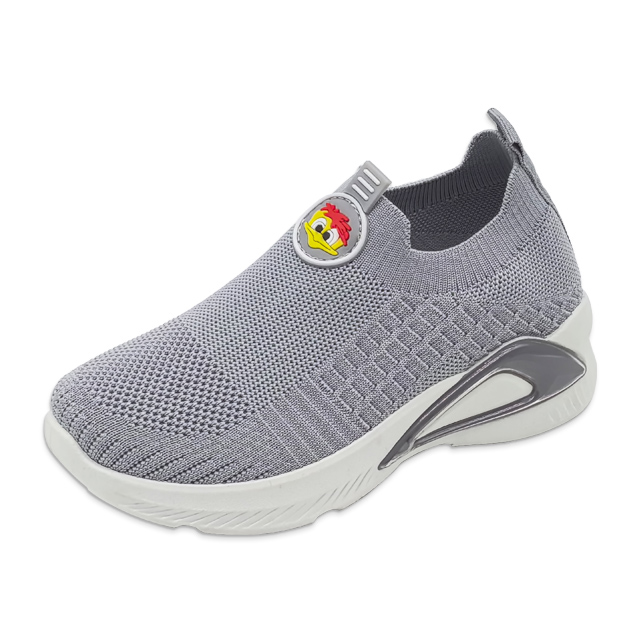 Kid's Injection Shoes Flying Knitted Mesh Thick Soled Fashionable Casual Sneakers