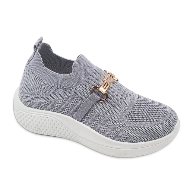Kid's Injection Shoes Flying Knitted Mesh Girls Casual Walking Shoes