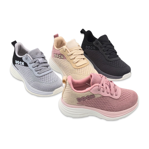 Children's Knitted Sneakers Solid Color Casual Sports Shoes