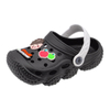 Children's EVA Slippers Bottom of Tire Shoes with Apple Decoration