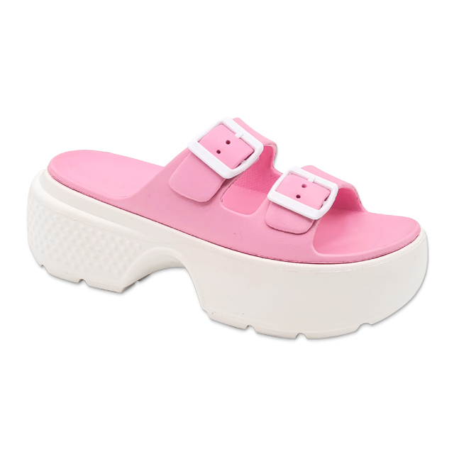 EVA Fashion Sandals Double Buckle Soft Cloud Ladies Shoes Sandalias Platform Sandals