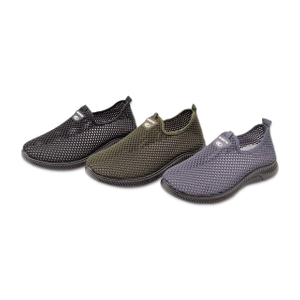Men's Injection Shoes Mesh Upper Breathable Walking Loafers Suitable for Summer