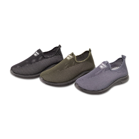 Men's Injection Shoes Mesh Upper Breathable Walking Loafers Suitable for Summer