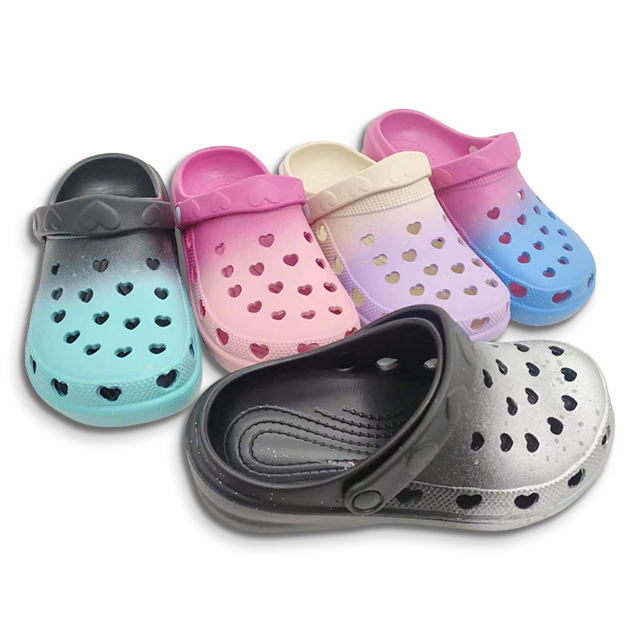 EVA Girls Fashion Gradient Garden Shoes Women's Summer Outdoor Platform Slippers