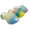 EVA Soft Sole Women's Shoes Outdoor Beach Shoes Girl's Slippers Gradient Color with Thick Bottom