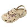 EVA Soft Clogs Garden Shoes for Women And Girls Comfortable Shoes Solid Color Slippers With Exquisite Accessories