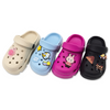 Kid’s EVA Shoes Cute Garden Shoes Baby Girls Solid Color Outdoor Sandals Slippers With Shoe Upper Decoration