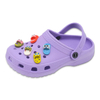 Kid's EVA Sandal Beach Garden Shoes with Super Cute Decorations Solid Color Garden Shoes for Girls