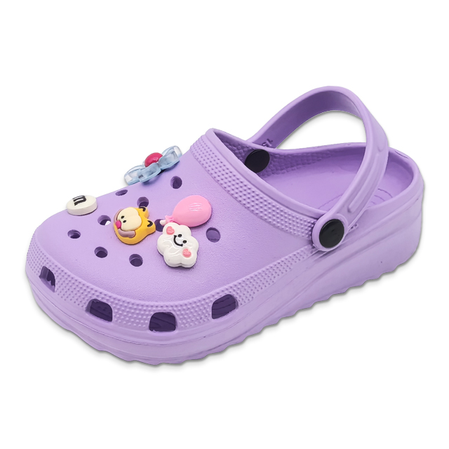 Kid's EVA Fashion Sandal Cute Beach Garden Shoes Solid Color Sole Waterproof Garden Shoes