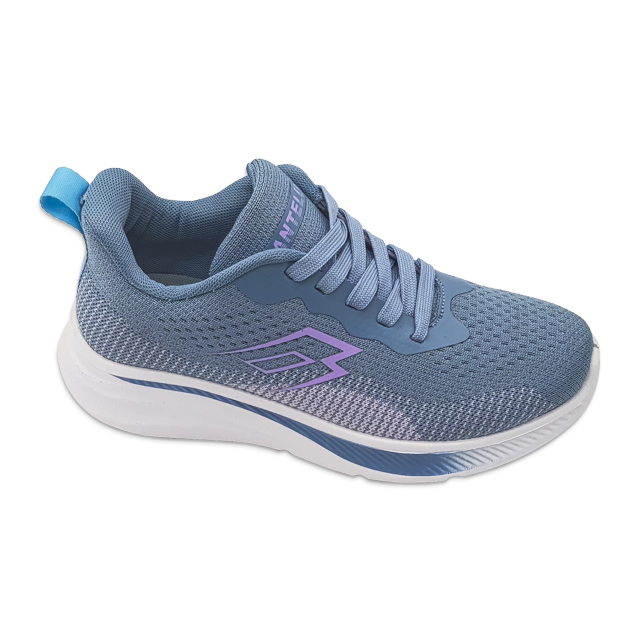 Women's Injection Shoes Knitted Mixed Color Casual Sports Thick Soled Shoes