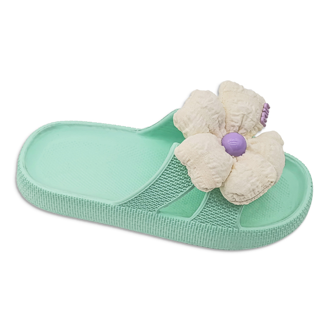 Kids EVA Slippers Cute Flower Accessories Slippers Solid Color Home Classic For Children