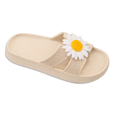 Kids EVA Slippers Cute Daisy Accessories Slippers Solid Color Home Classic For Children