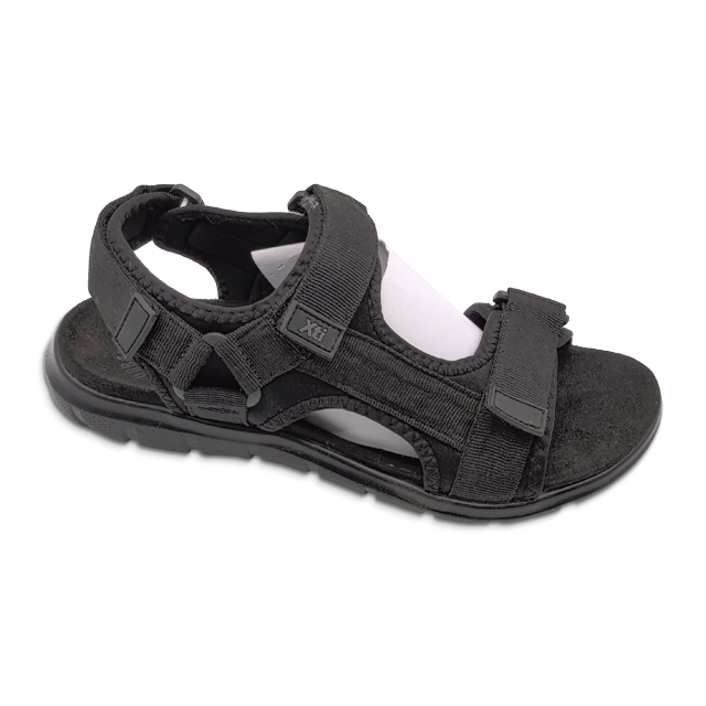 Outdoor Non-Slip Slides Male Leather Sandals Indoor Soft Leather Platform Slippers For Men