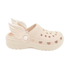 Women’s Slippers EVA Shoes Heart-shaped Hole Garden Shoes Decorate with Wings Cute And Fashionable