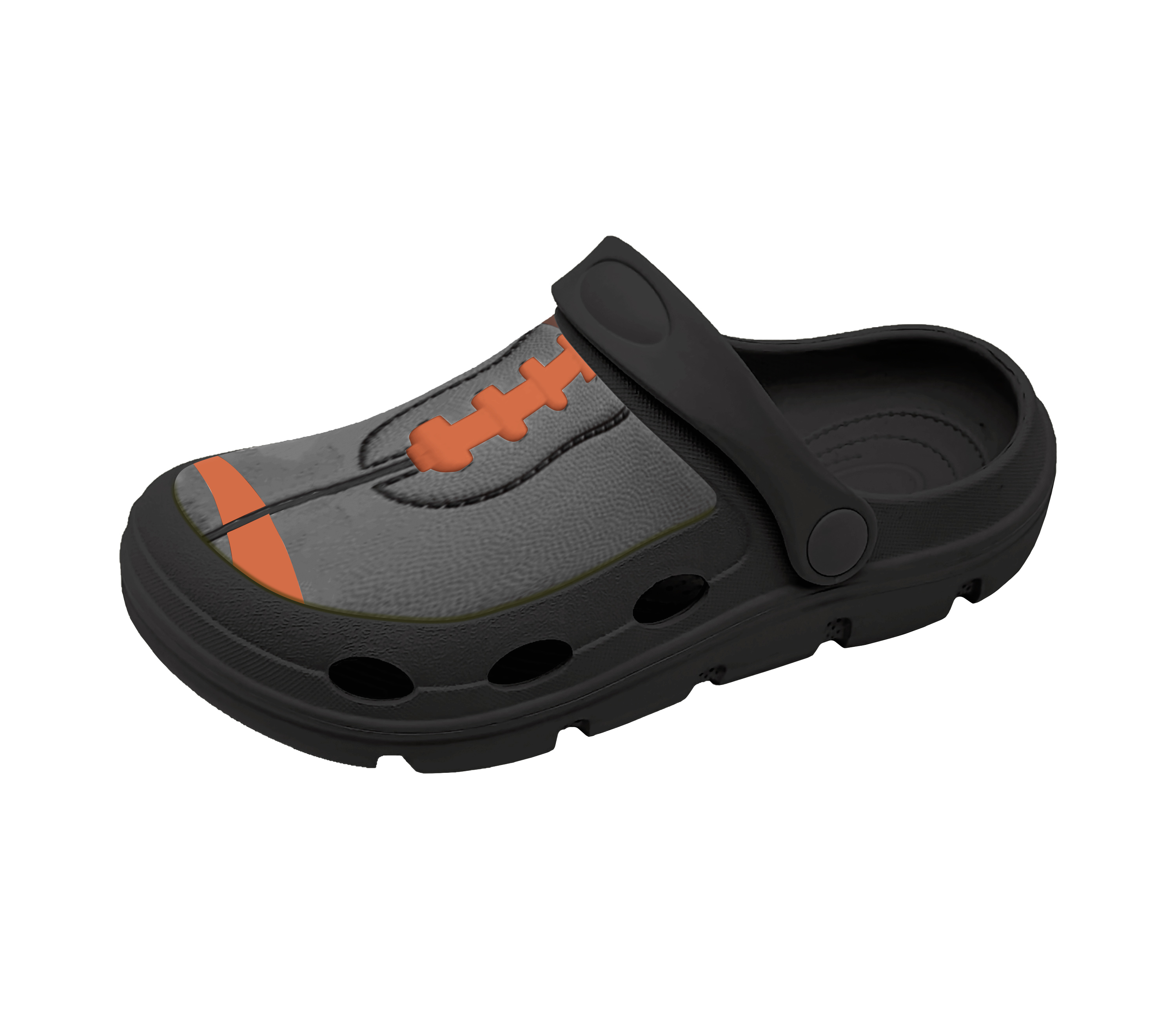 Children's EVA Shoes Solid Color Waterproof Baseball Decoration Slippers