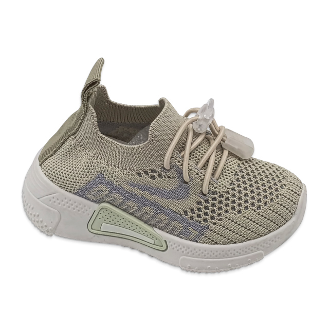 Kid's Injection Shoes Flying Knitted Sneakers Breathable Mesh Casual