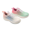Women's Injection Shoes Gradient Colored Sports Shoes Walking Casual Knitted Shoes