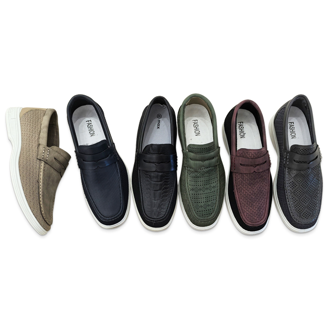 Men's Leather Shoes Comfortable Genuine Leather Shoes Outdoor Gentleman Loafers