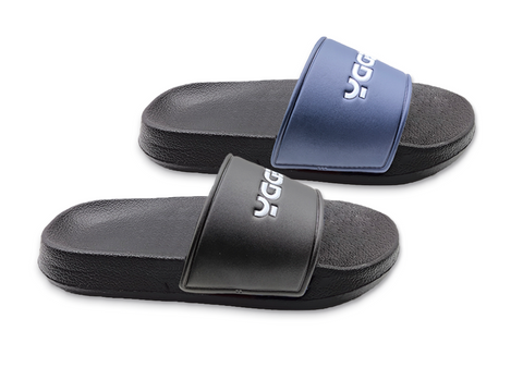 Men's EVA Shoes Solid Color Trendy Letter Decorative Slippers