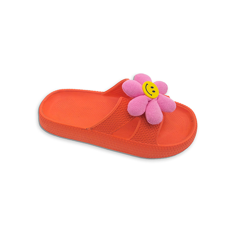 Kids EVA Slippers Cute Sunflower Accessories Slippers Non-Slip Solid Color for Home