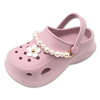 Children's EVA Shoes Beach Sandals For Girls Fashion Sandals with Pearl Chain
