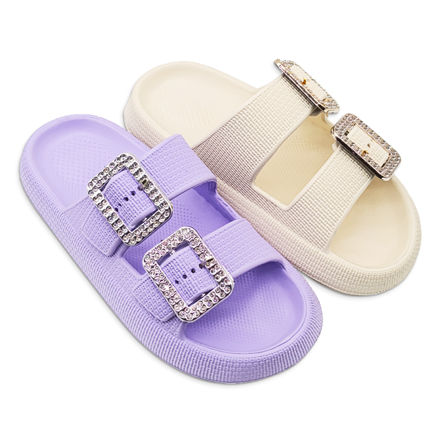 Women’s EVA Rhinestones Sandals Diamond Slippers Sandals With Buckle