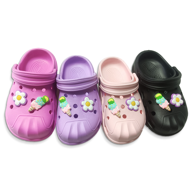 Cute Cartoon Kids Summer EVA Shoes for Girls Garden Shoes Children Slides Slippers