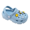 Kid’s EVA Shoes Cute Garden Shoes Baby Girls Solid Color Outdoor Sandals Slippers With Shoe Upper Decoration