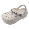Women’s Eva Shoes with Thick Bottom Outdoor Summer Cute Girls Beach Slippers with Butterfly Chain